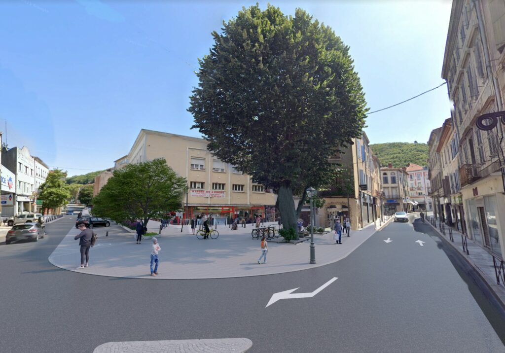Réhabilitation place gambetta Place Gambetta Mazamet