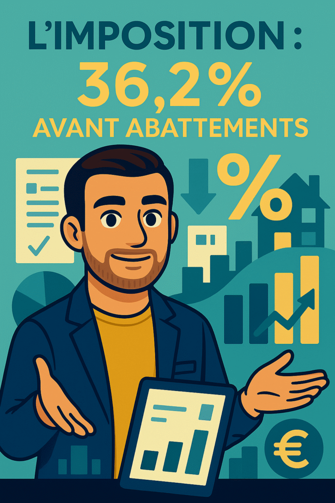 L'imposition 36,2 % avant abattements